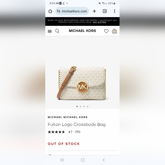 Michael Kors Fulton Logo Crossbody - Picture 7 of 7